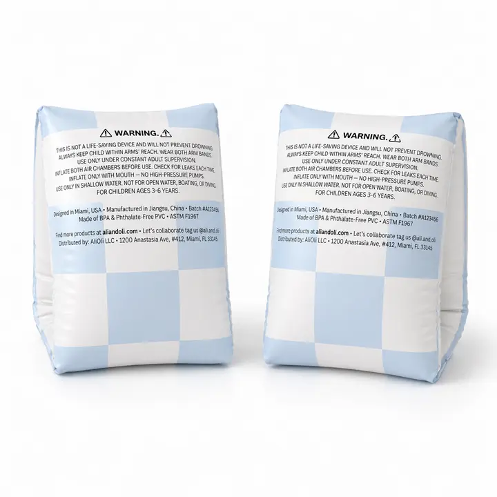 INFLATABLE, KIDS ARM BAND BLUE