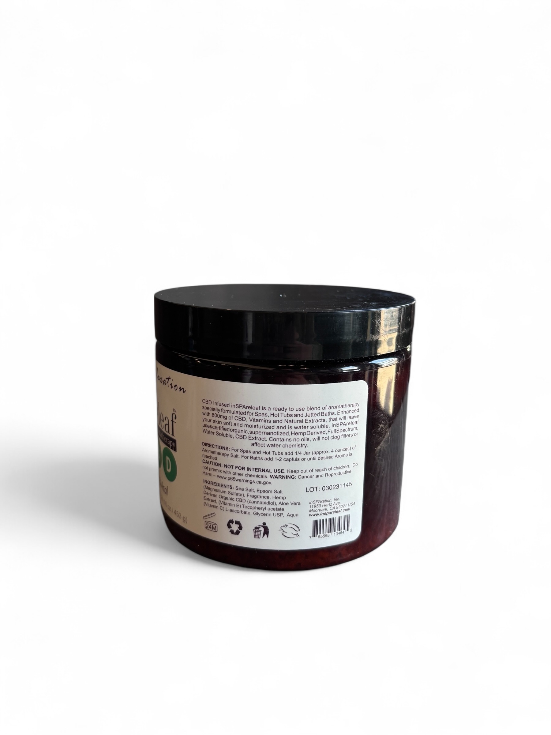 INSPARELEAF, CBD HEMP & ACAI