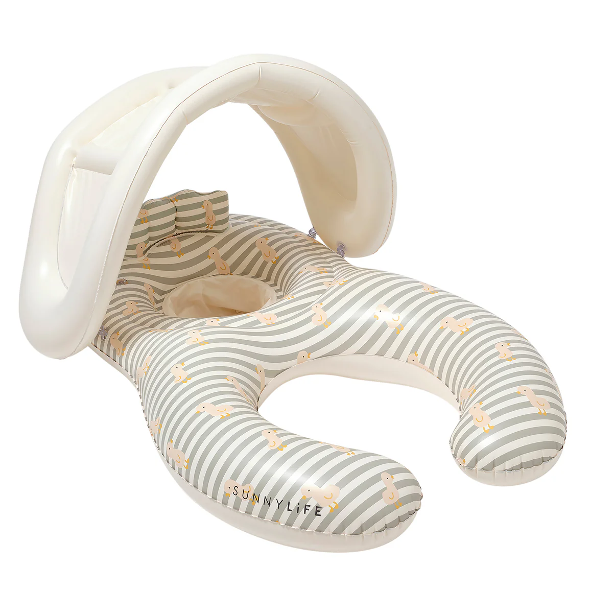 INFLATABLE, BABY SEAT DUCK STRIPE