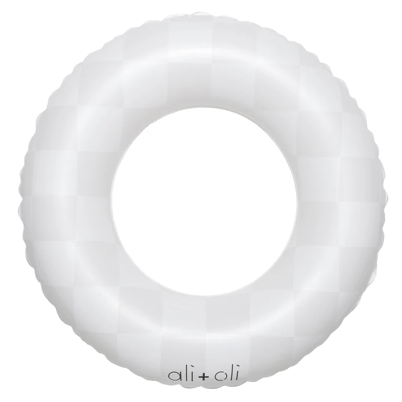 INFLATABLE, JUNIOR SWIM RING CHECKERS